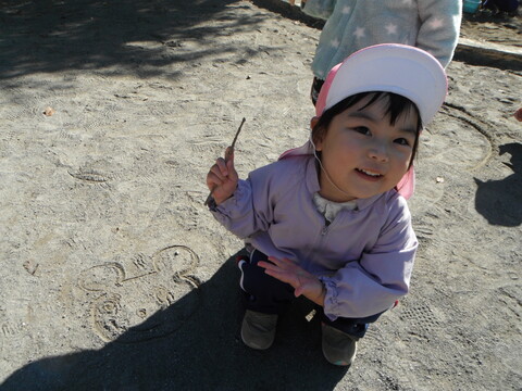 小さな画家さんはっけん✨